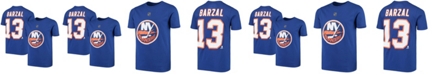 Outerstuff Big Boys Mathew Barzal Royal New York Islanders Player Name and Number T-shirt